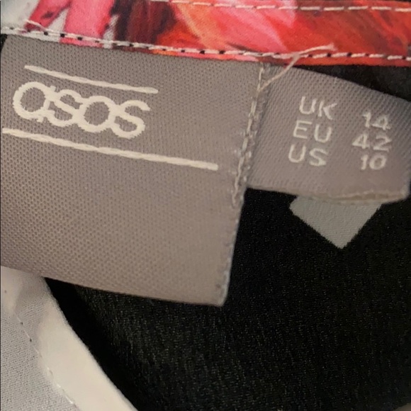 ASOS, Color Block + Floral Dress - Picture 4 of 4